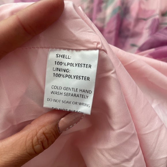 Nordstrom Achanti Pink Floral Mini Dress - Picture 13 of 15